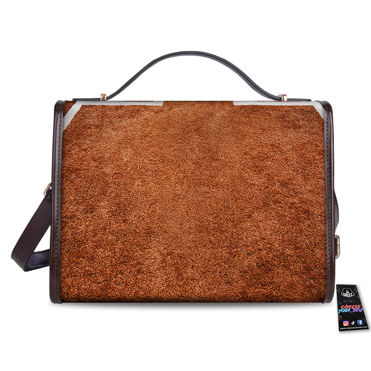 Playing Field Softball Print Women's Satchel Bag - Image 2