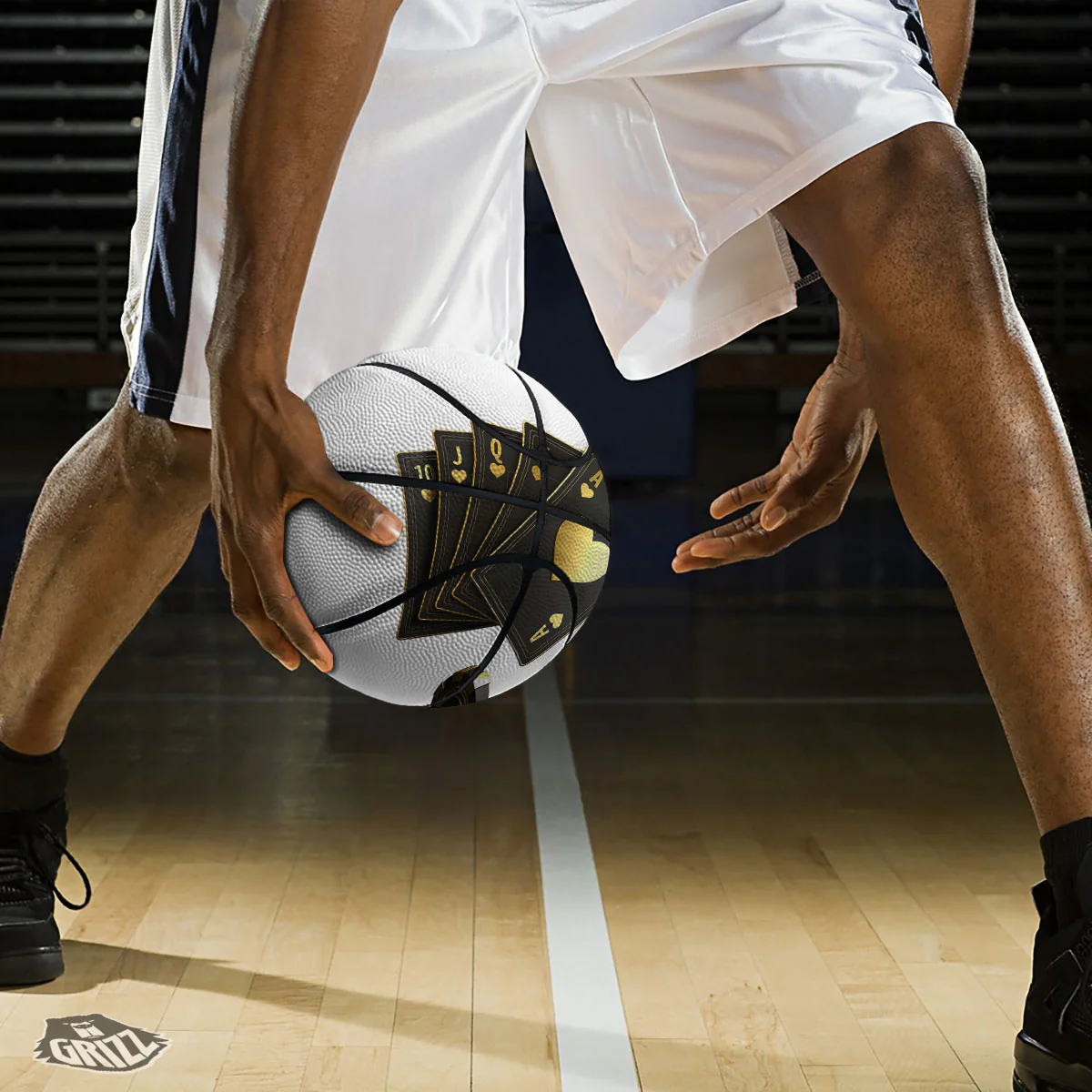 Poker Cards Print Basketball - Image 3