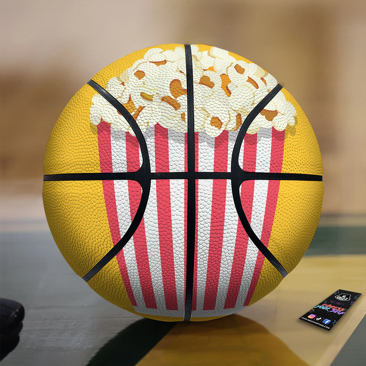 Popcorn Print Basketball