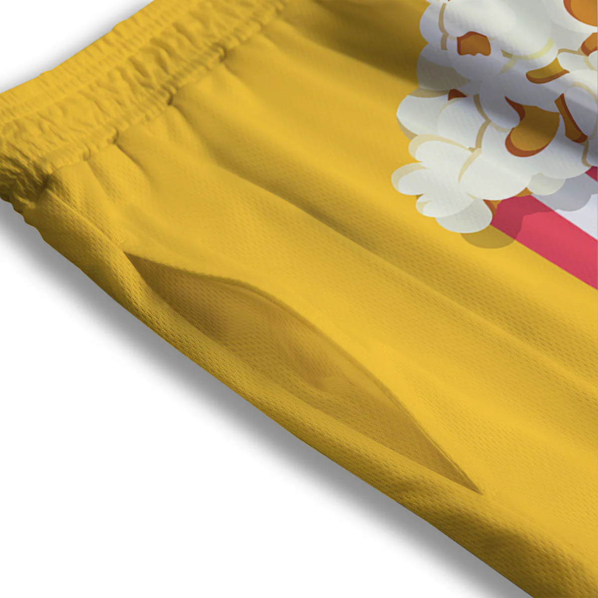 Popcorn Print Mesh Shorts - Image 3