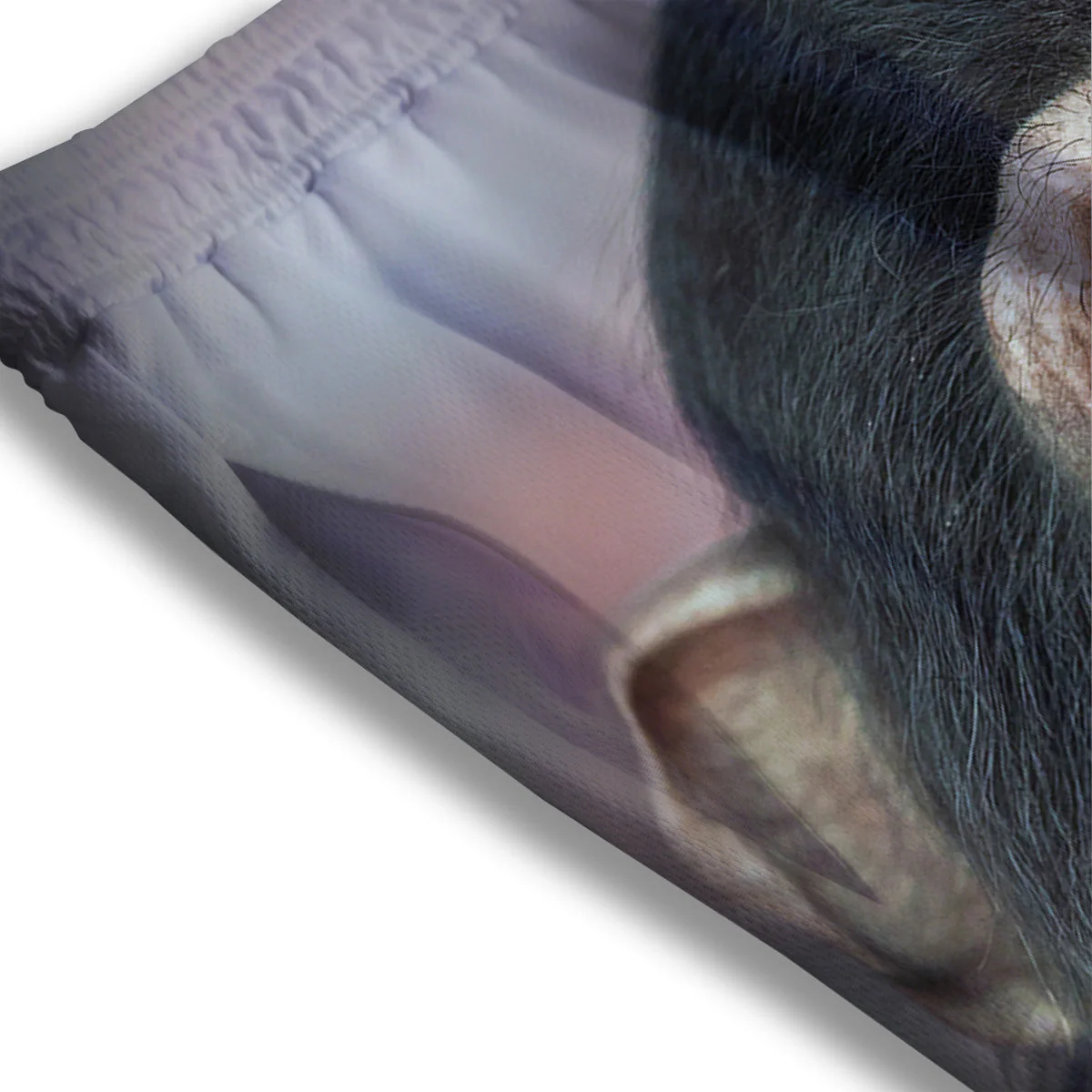Portrait Chimpanzee Print Mesh Shorts - Image 3