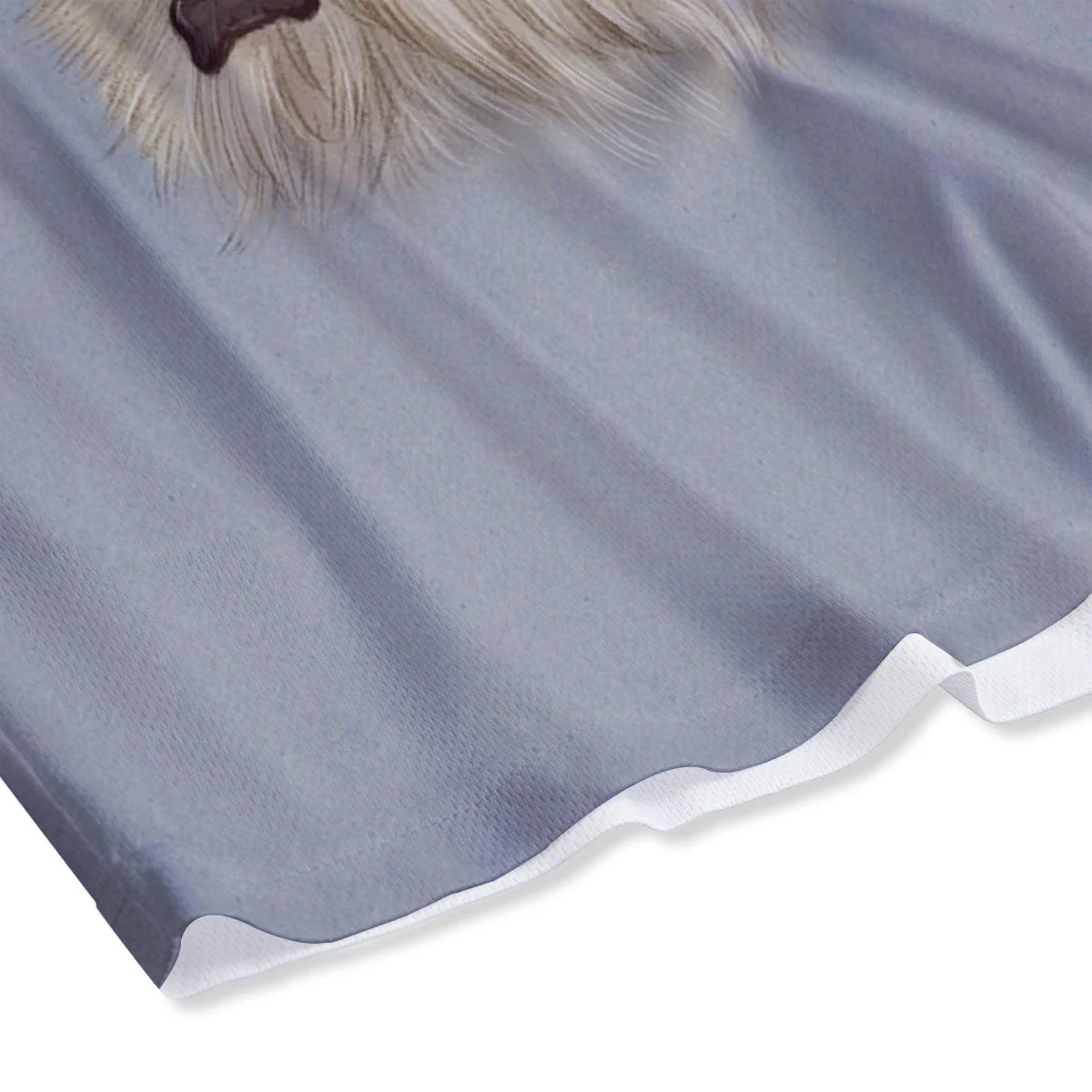 Portrait Shih Tzu Print Mesh Shorts - Image 4