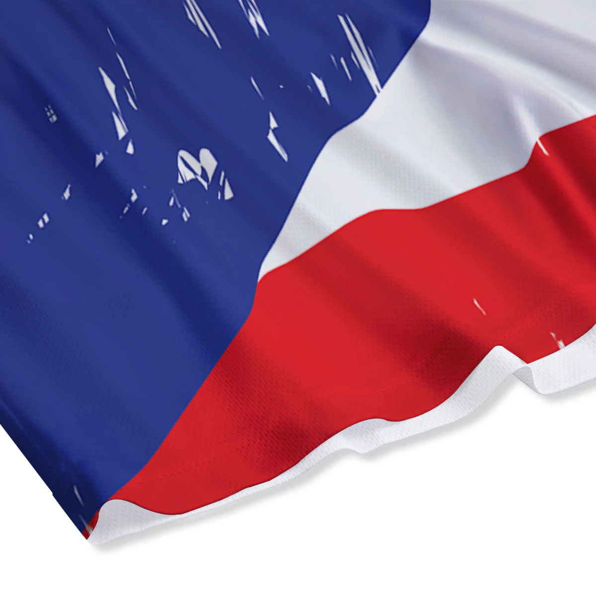 Puerto Rico Flag Print Mesh Shorts - Image 4
