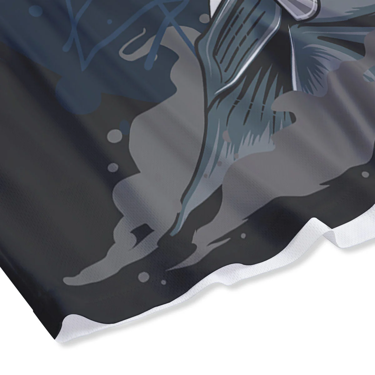 Punk Unicorn Print Mesh Shorts - Image 4