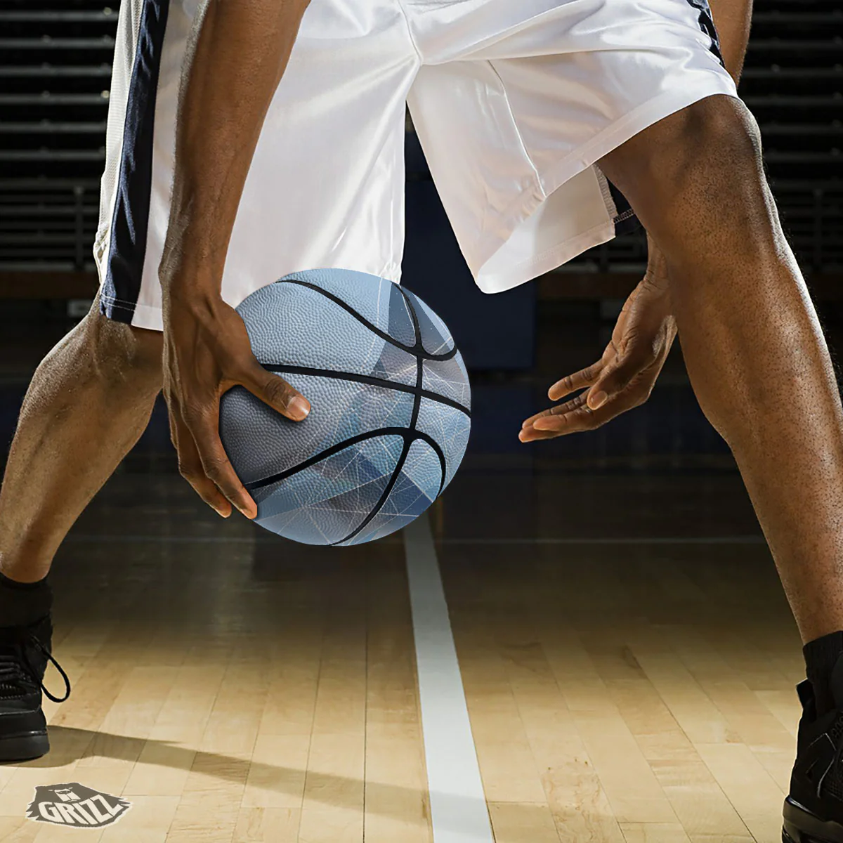 Pyramid Geometric Print Basketball - Image 3