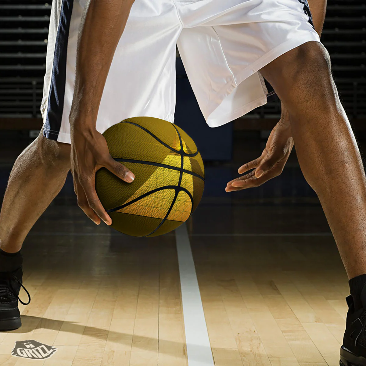Pyramid Golden Print Basketball - Image 3