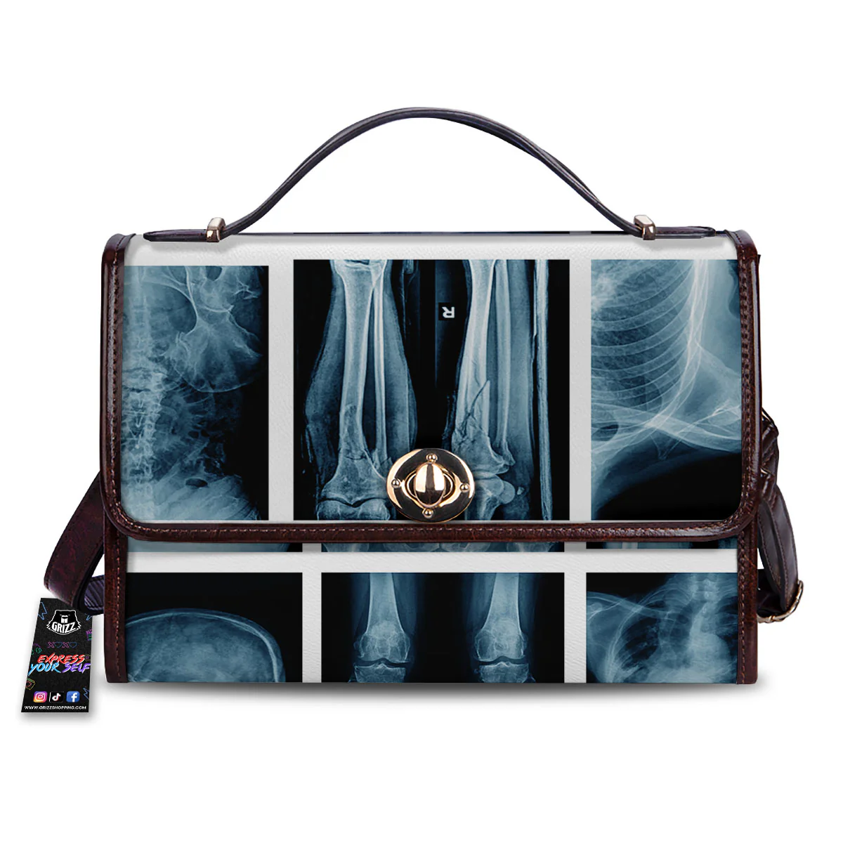 Radiology X-Ray Film Print Women's Satchel Bag
