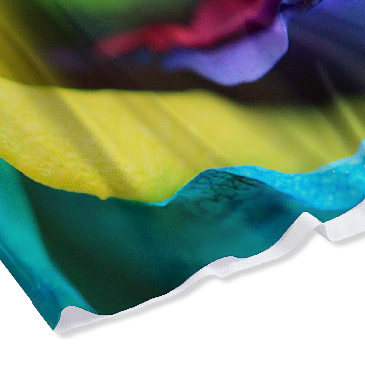 Rainbow Roses LGBT Pride Print Mesh Shorts - Image 4