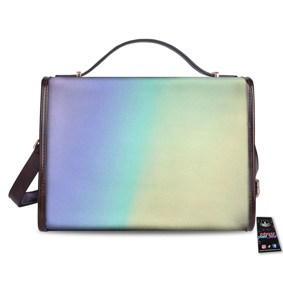 Rave Pastel Print Pattern Women's Satchel Bag - Image 2