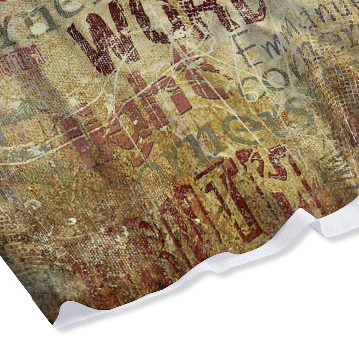 Religious Of God Word Print Mesh Shorts - Image 4