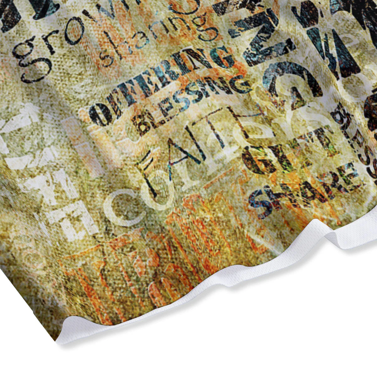 Religious Words Tithing And Giving Print Mesh Shorts - Image 4