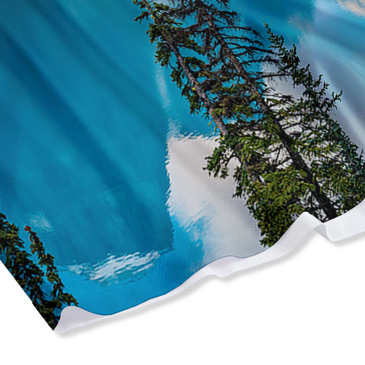 Rocky Mountain Print Mesh Shorts - Image 4
