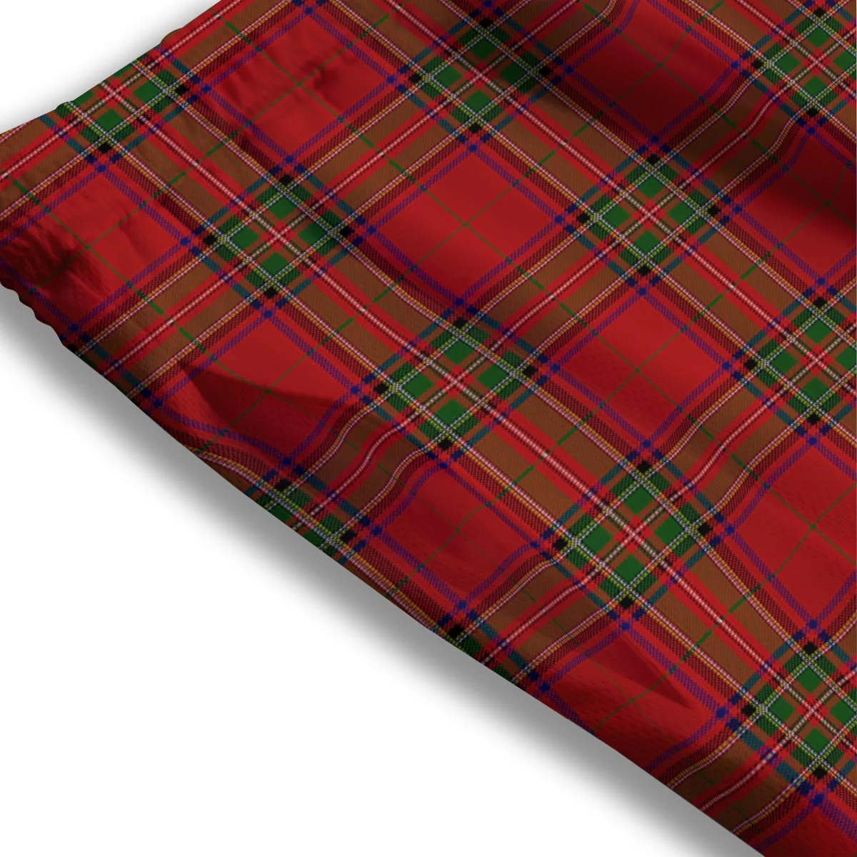 Royal Stewart Tartan Print Pattern Mesh Shorts - Image 3