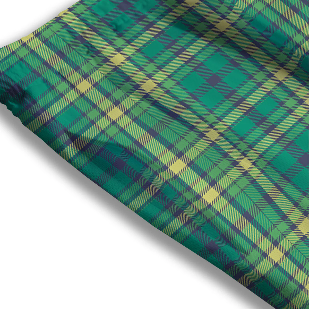 Saint Patrick's Day Irish Check Print Mesh Shorts - Image 3
