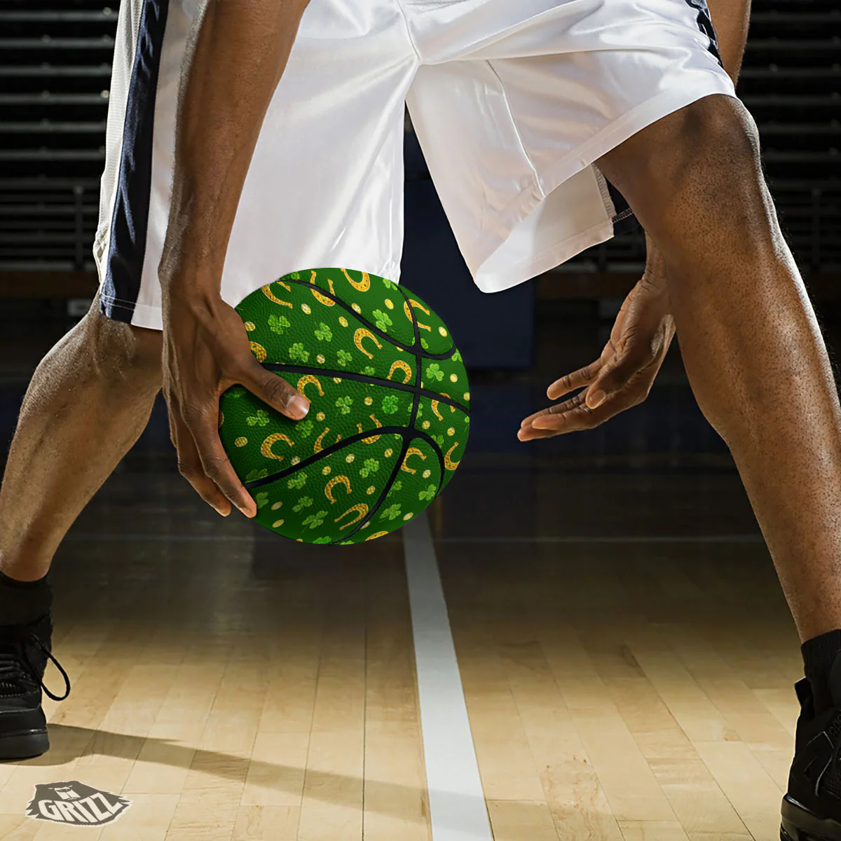 Saint Patrick's Day Irish Print Pattern Basketball - Image 3