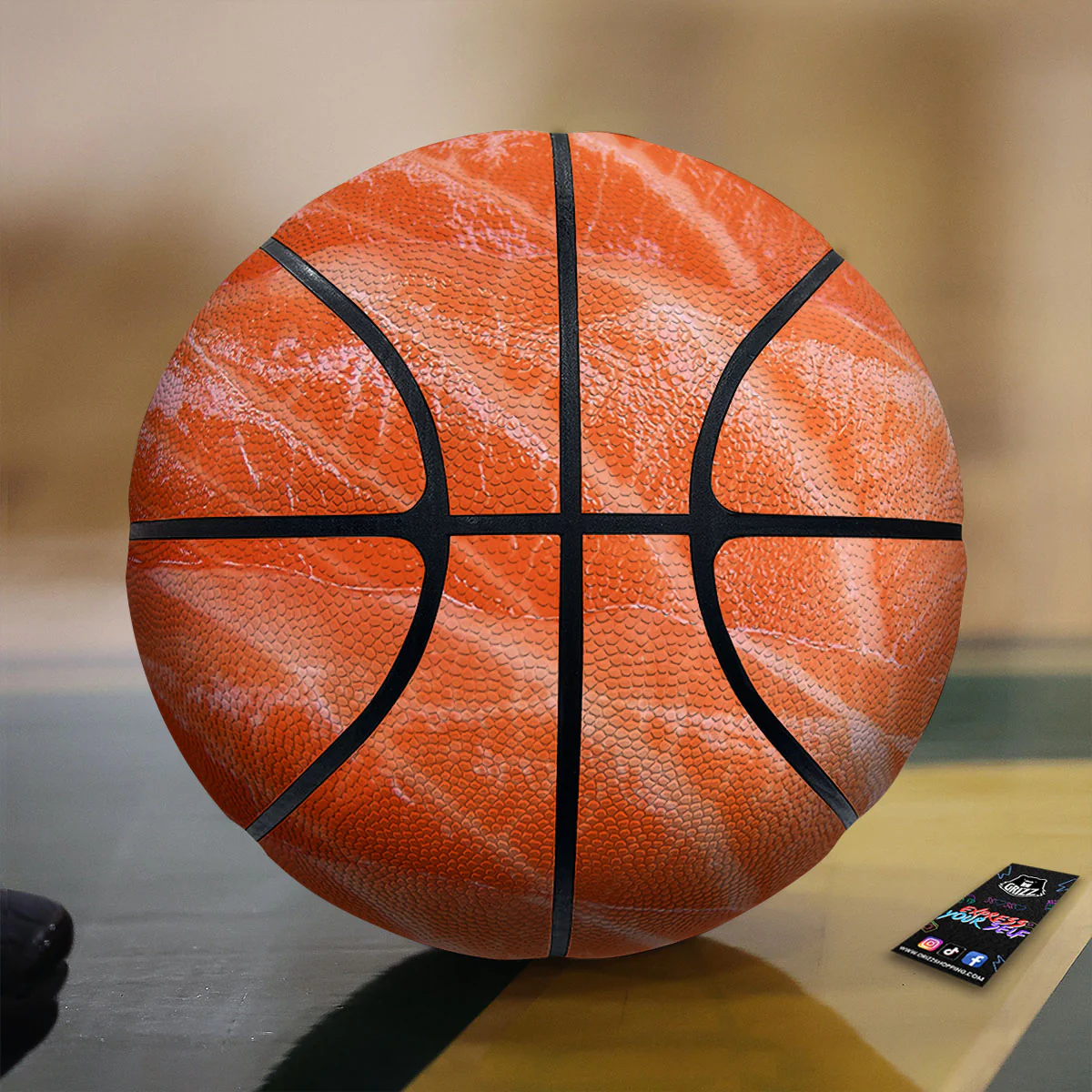 Salmon Print Basketball