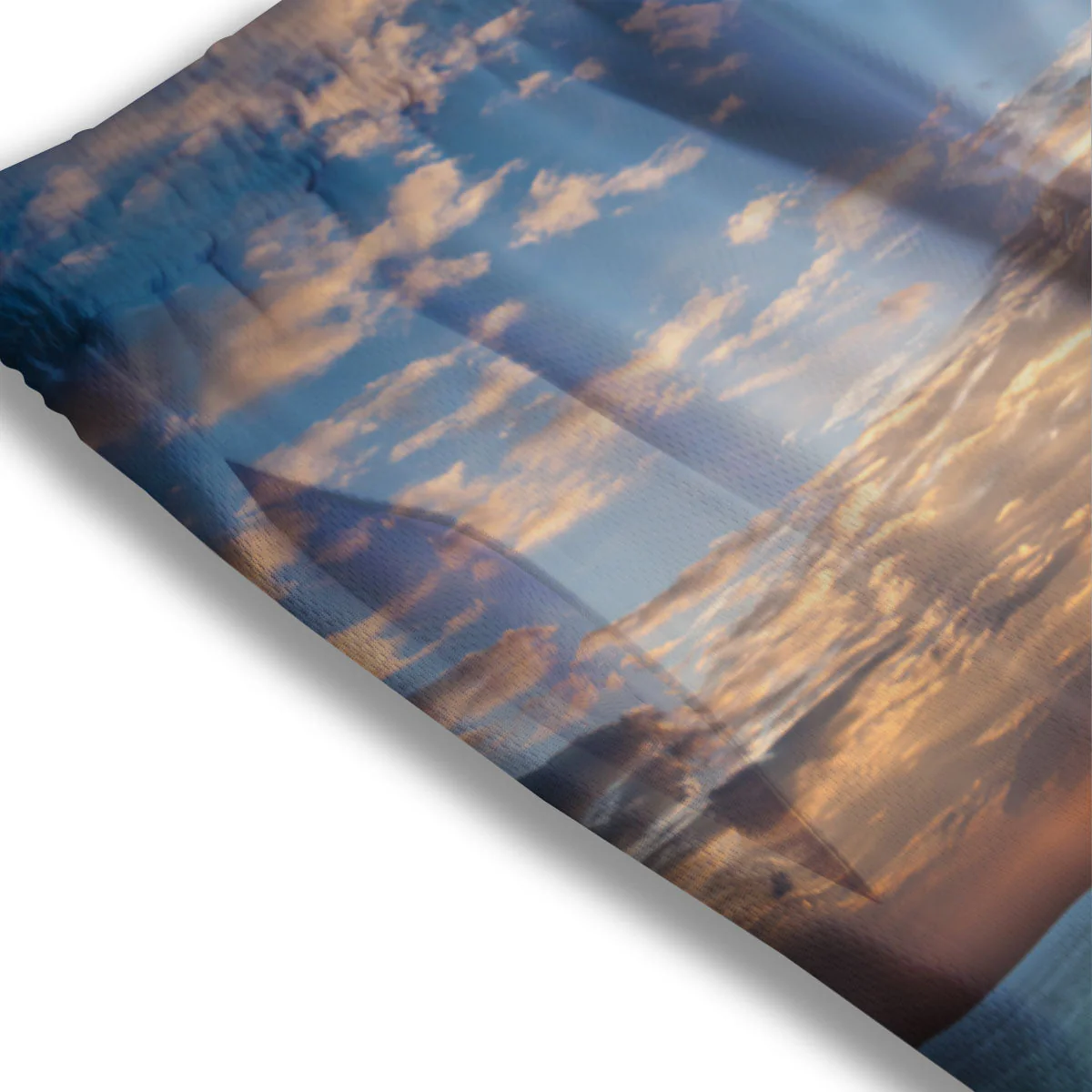 Sand Beach And Sunset Print Mesh Shorts - Image 3