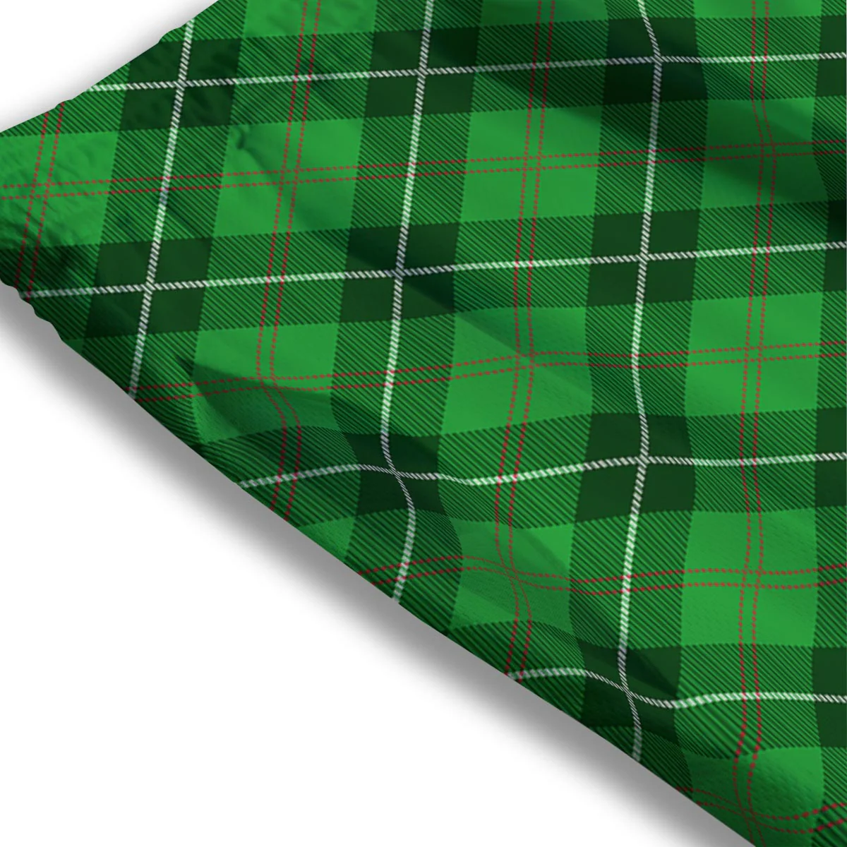 Scottish Plaid Saint Patrick's Day Print Pattern Mesh Shorts - Image 3