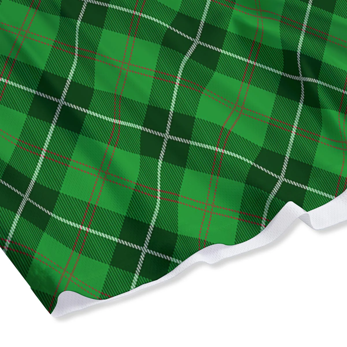 Scottish Plaid Saint Patrick's Day Print Pattern Mesh Shorts - Image 4