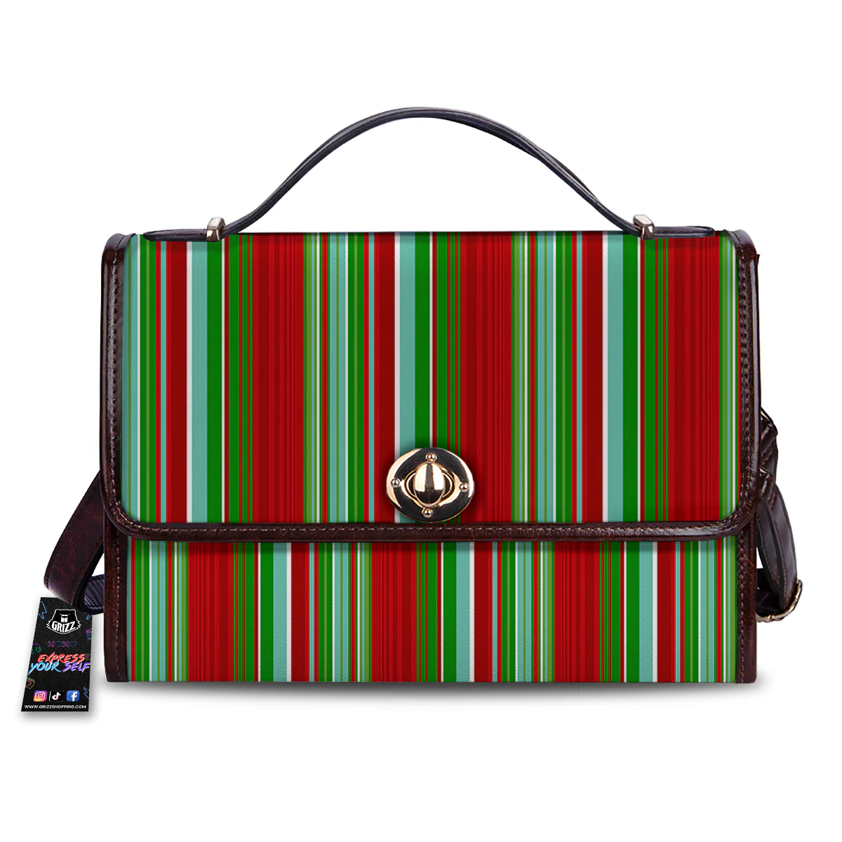 Serape Mexican Vintage Print Pattern Women's Satchel Bag
