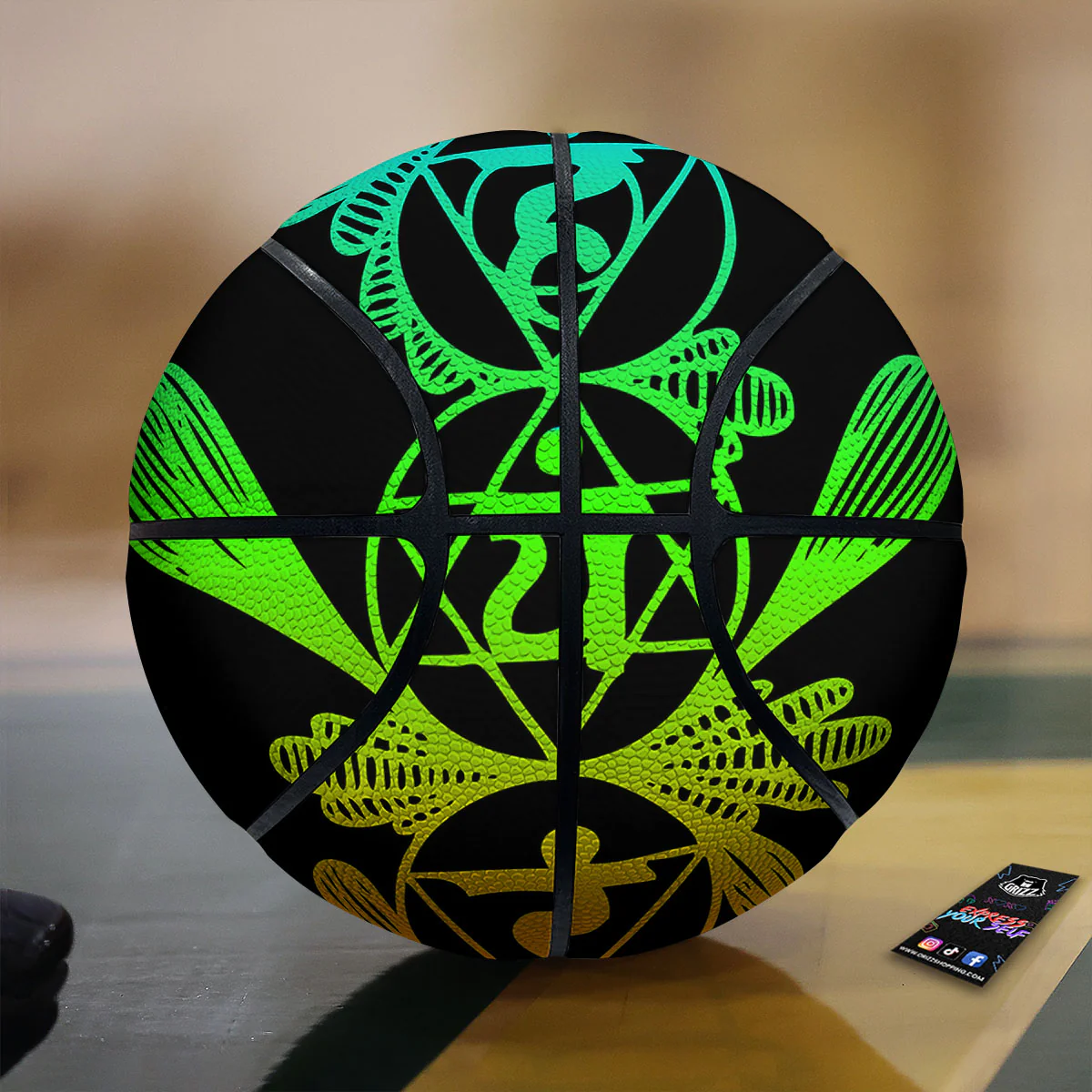 Seven Chakras Spiritual Print Basketball