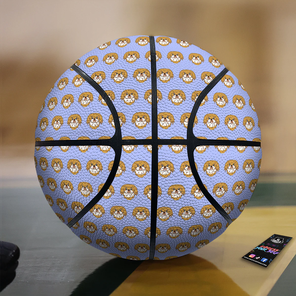 Shih Tzu Cute Print Pattern Basketball