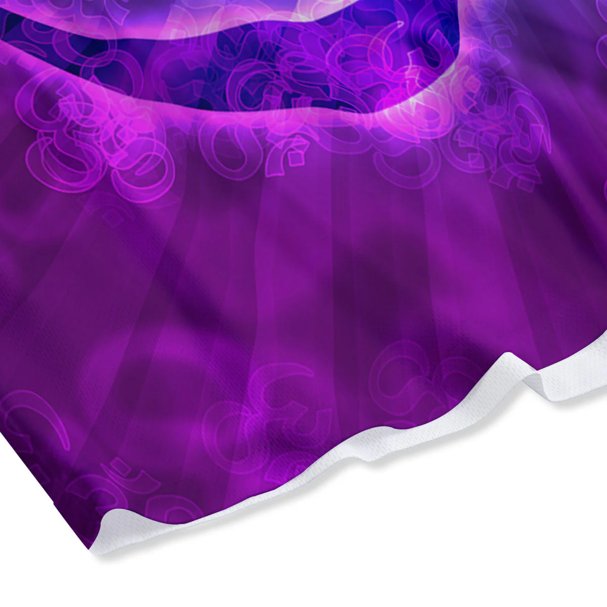 Sign Om Indian Print Mesh Shorts - Image 4