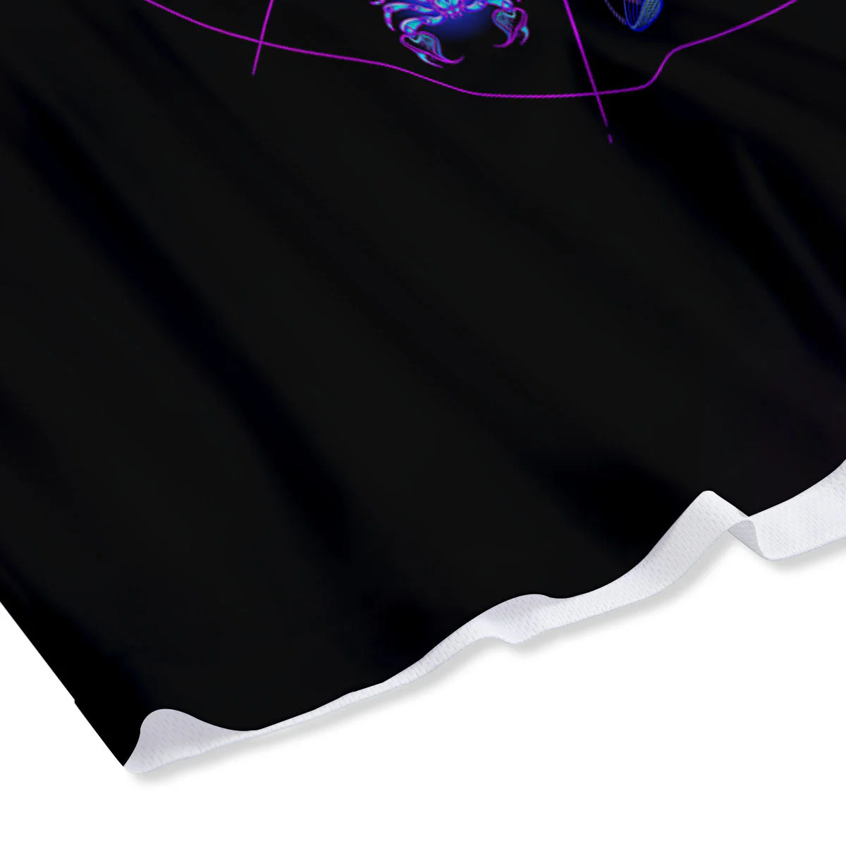 Signs Astrological And Gemini Print Mesh Shorts - Image 4