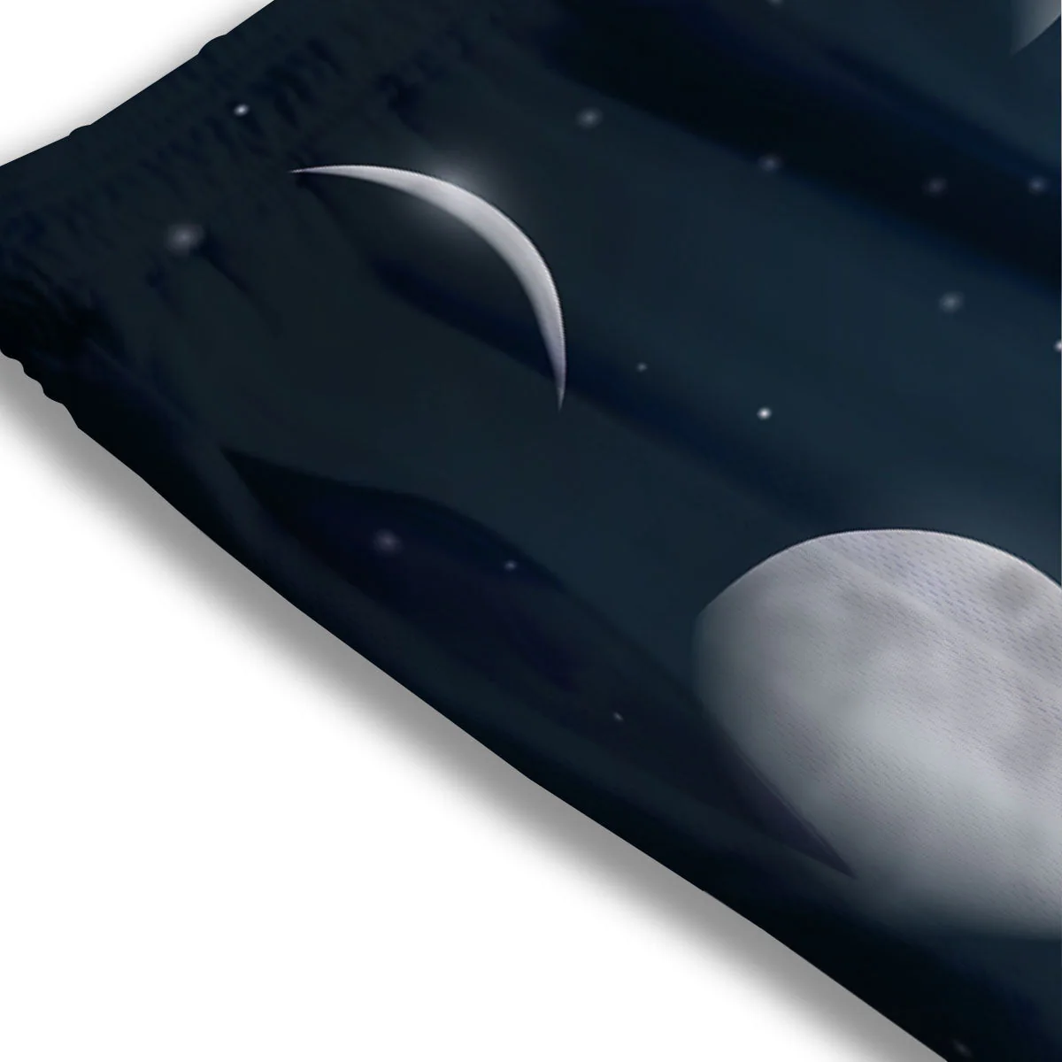 Sky Moon Night Phase Print Mesh Shorts - Image 3