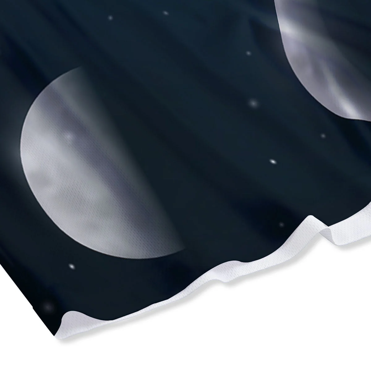 Sky Moon Night Phase Print Mesh Shorts - Image 4