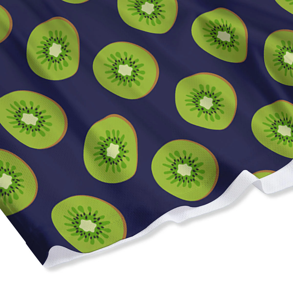 Slices Kiwi Print Pattern Mesh Shorts - Image 4
