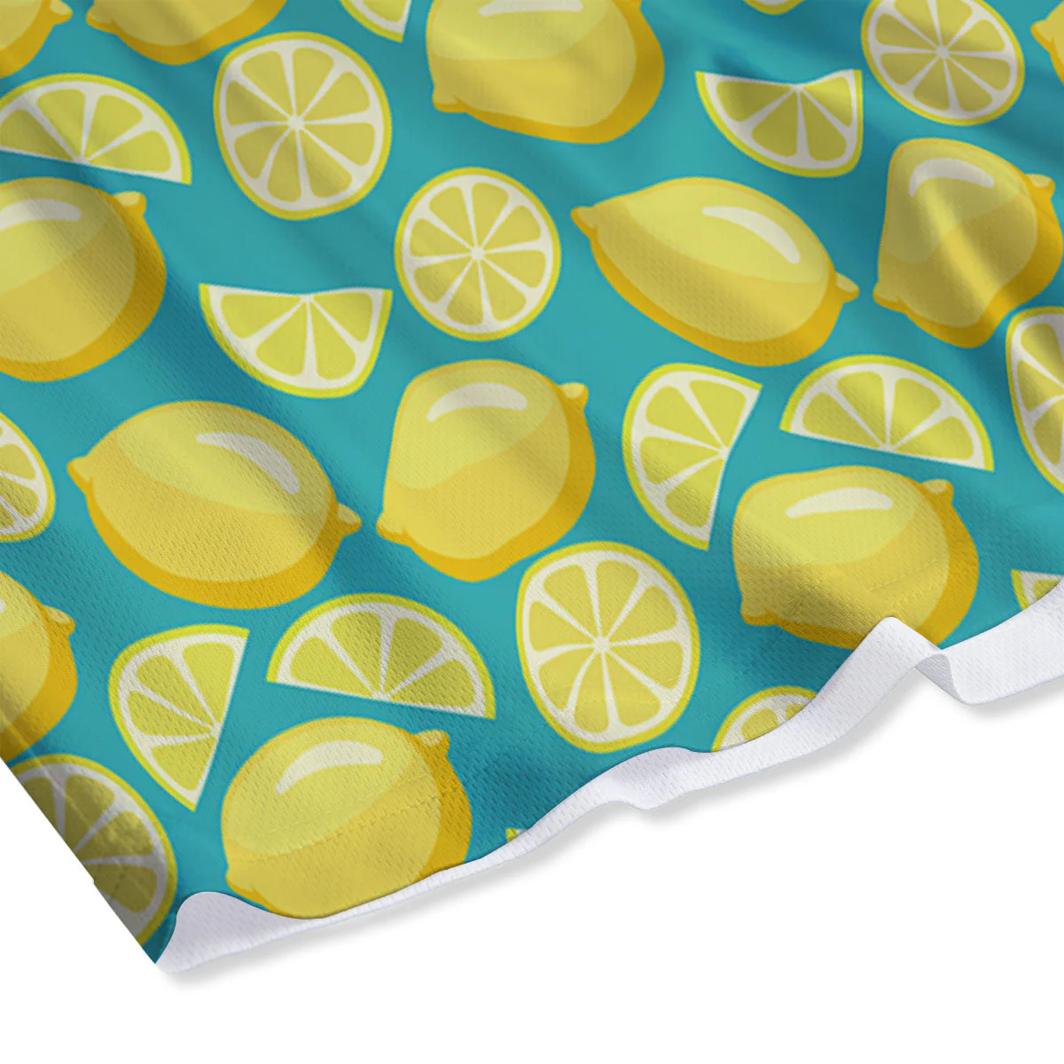 Slices Lime Print Pattern Mesh Shorts - Image 4
