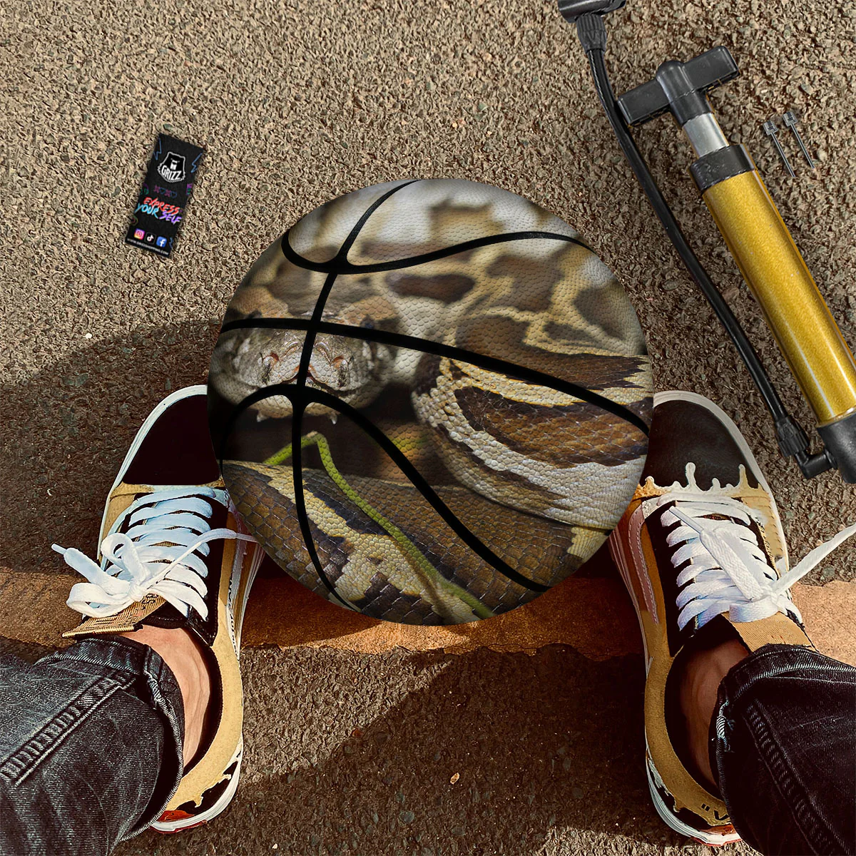 Snake Python Print Basketball - Image 2