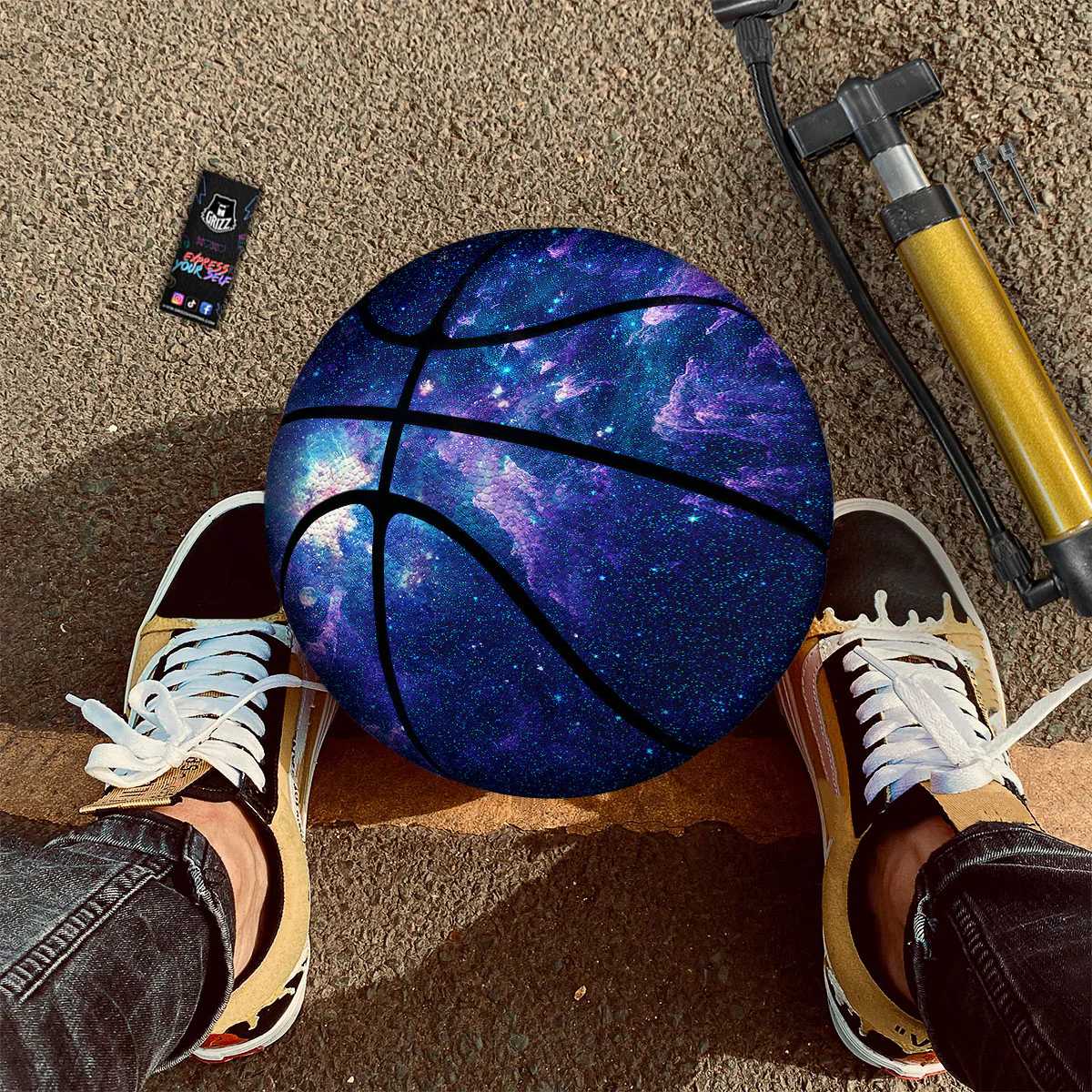 Space Deep Print Basketball - Image 2