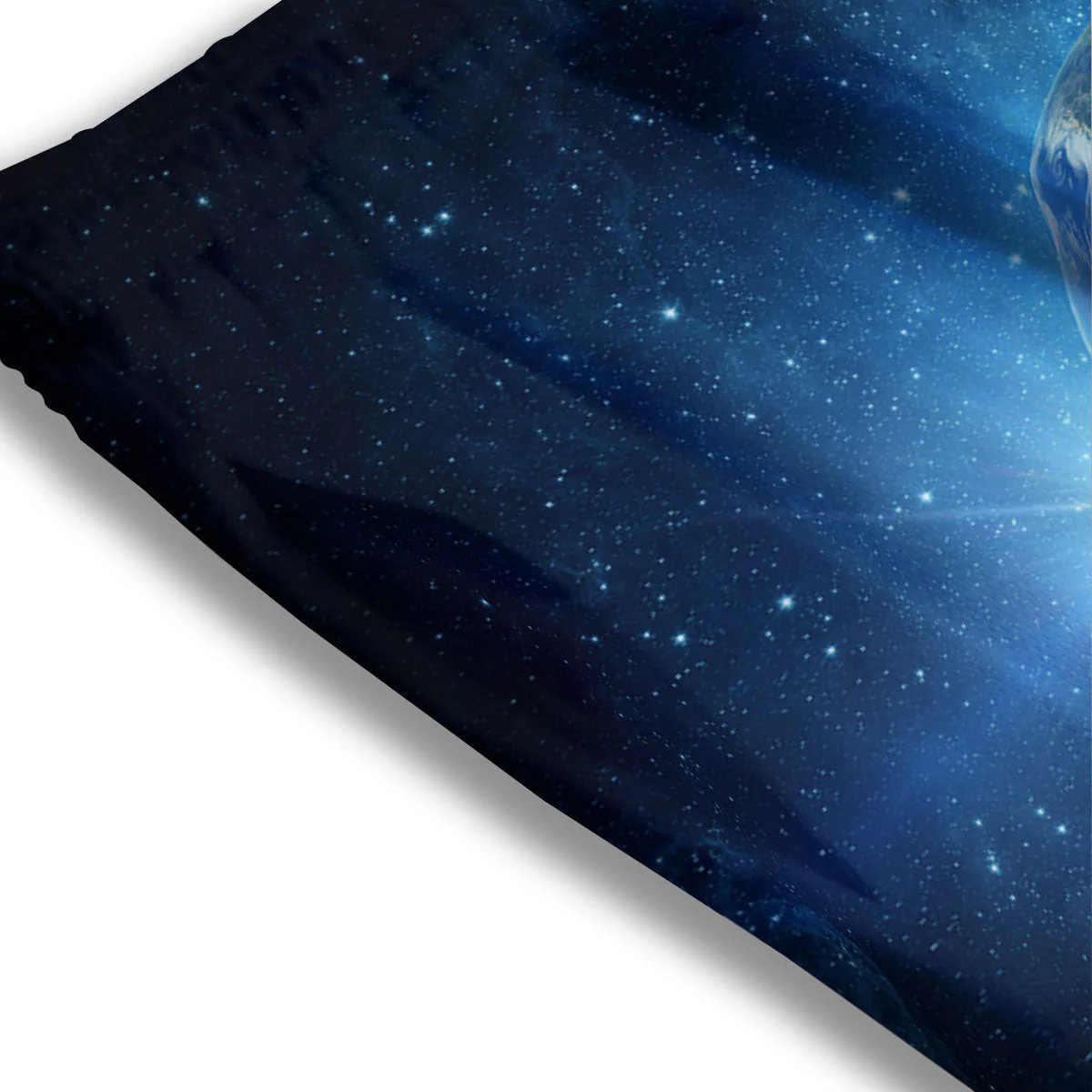 Space Earth Planet And Print Mesh Shorts - Image 3