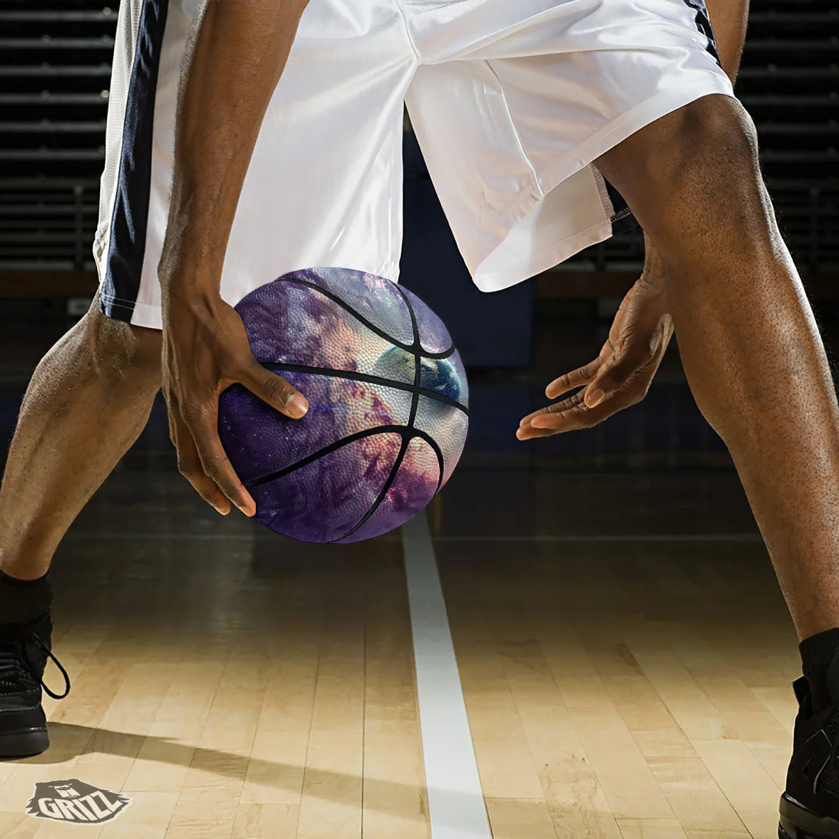 Space Endless Print Basketball - Image 3