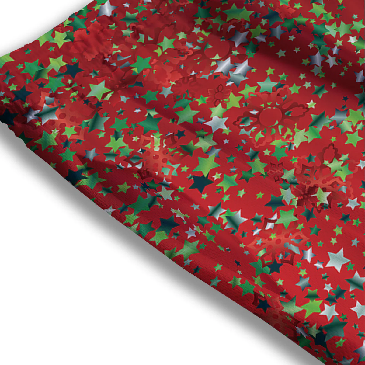 Sparkle Christmas Print Mesh Shorts - Image 3