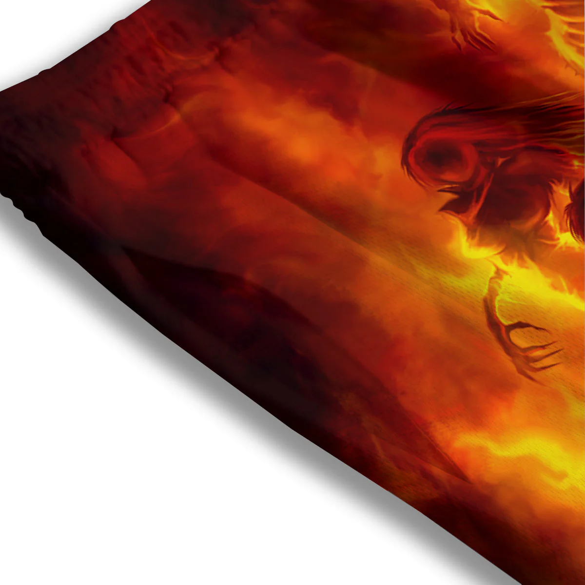 Spirit In Fire Hell Print Mesh Shorts - Image 3