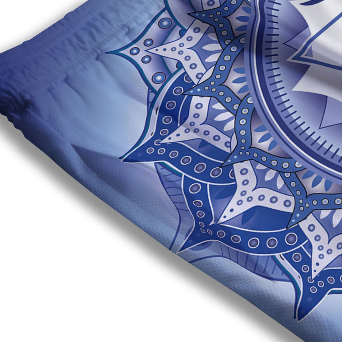 Spiritual Ajna Chakra Print Mesh Shorts - Image 3