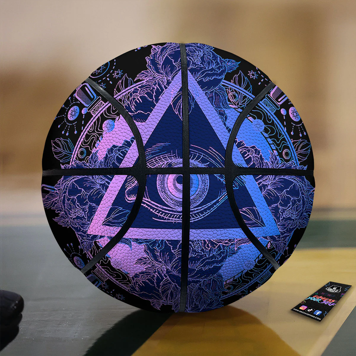 Spiritual Eye Of Providence Print Basketball