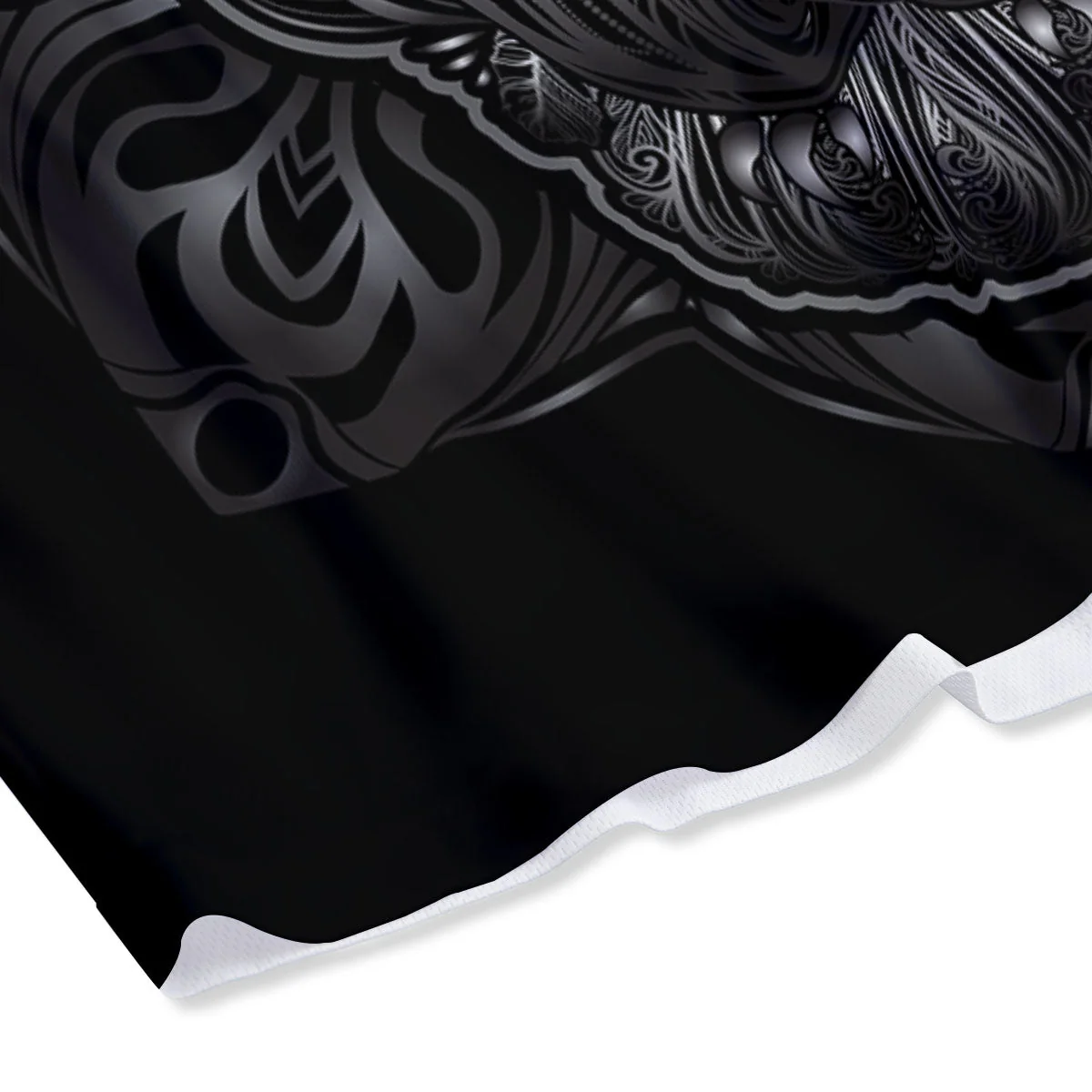 Spiritual Owl Sliver Print Mesh Shorts - Image 4