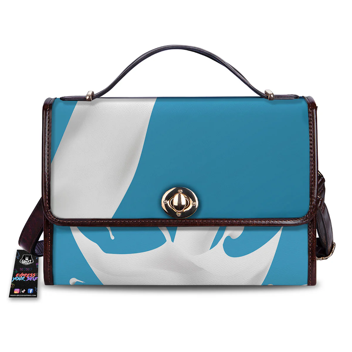 Splash Milk Print Women's Satchel Bag