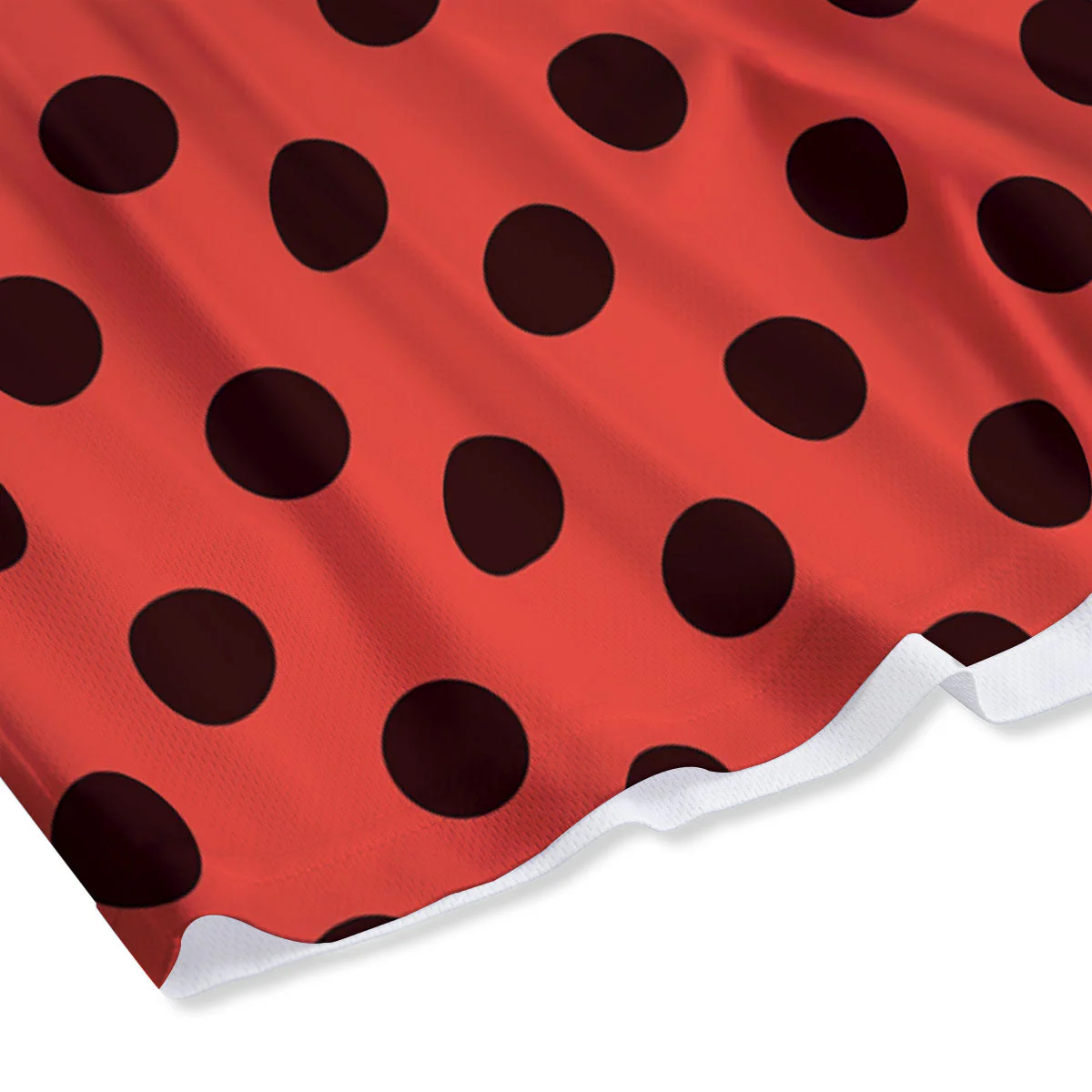 Spots Ladybug Print Pattern Mesh Shorts - Image 4
