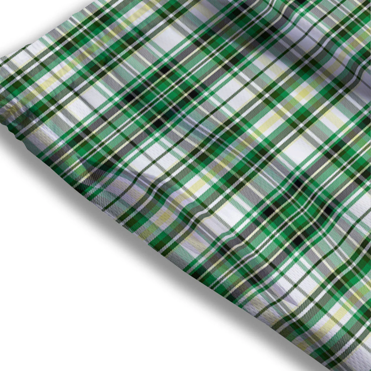 St. Patrick's Day Irish Tartan Print Mesh Shorts - Image 3