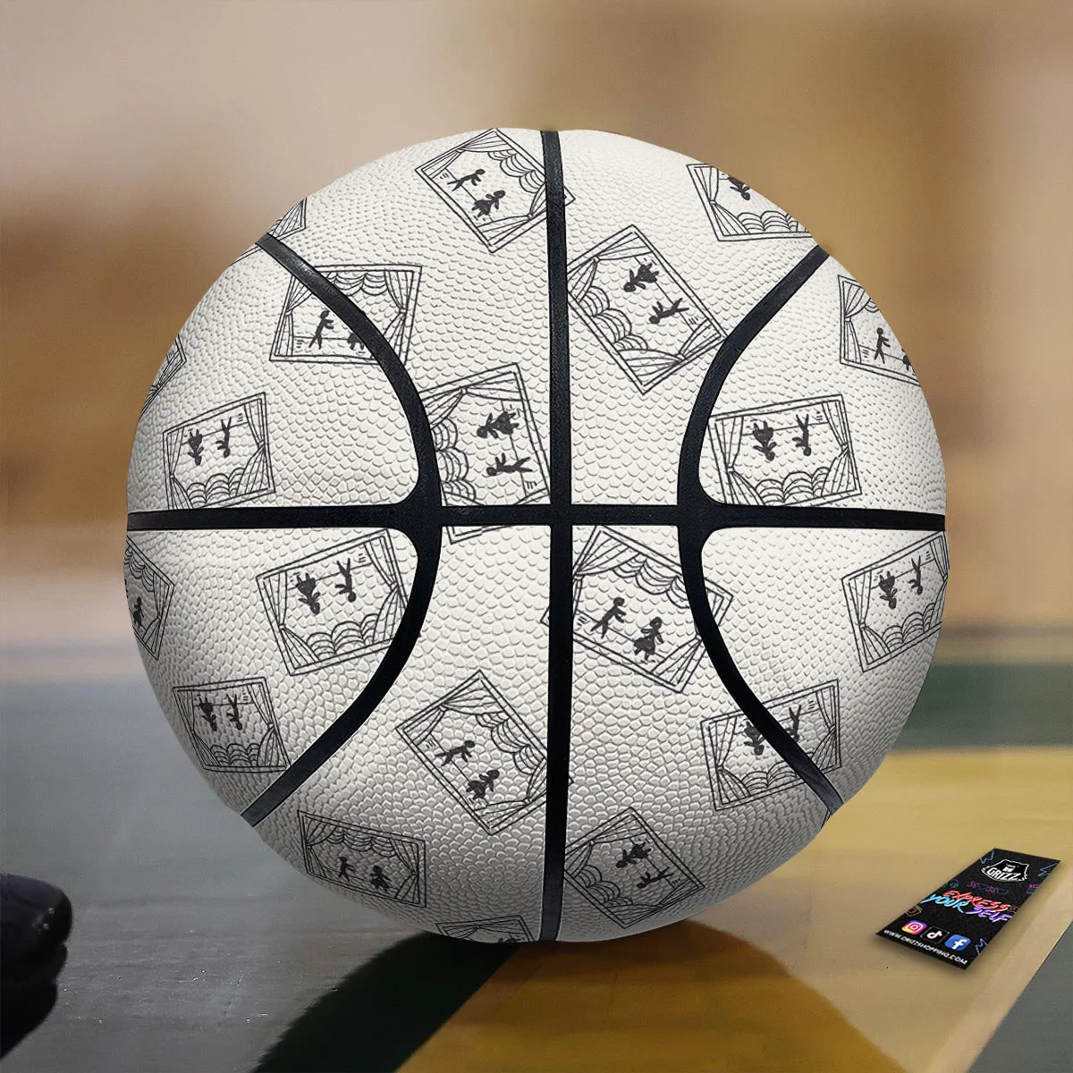 Stage Theater Print Pattern Basketball