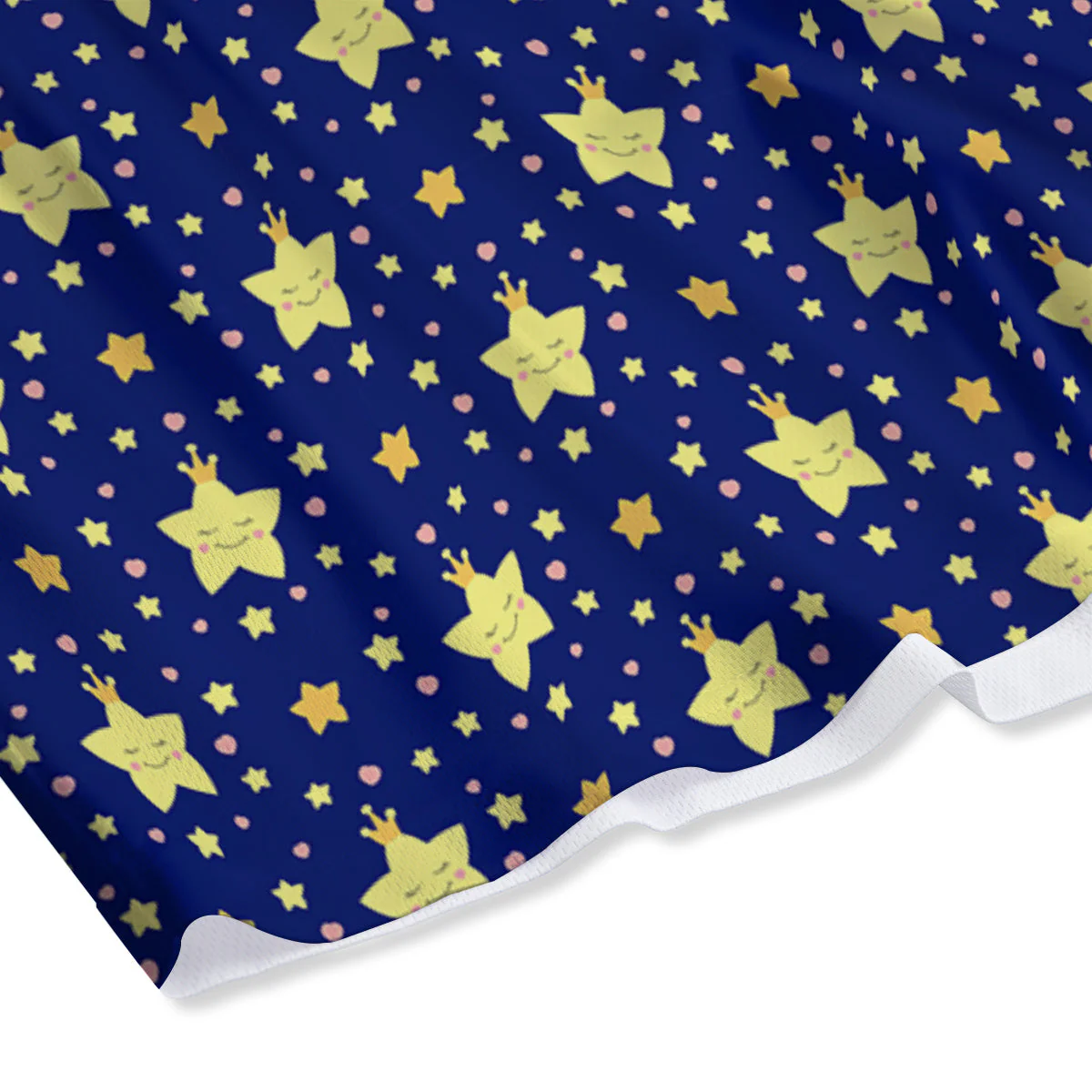 Star Cute Print Pattern Mesh Shorts - Image 4
