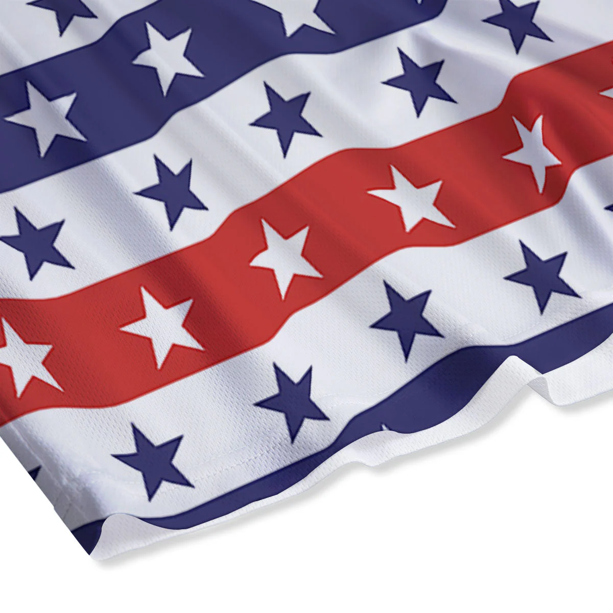 Star USA Patriotic Print Pattern Mesh Shorts - Image 4