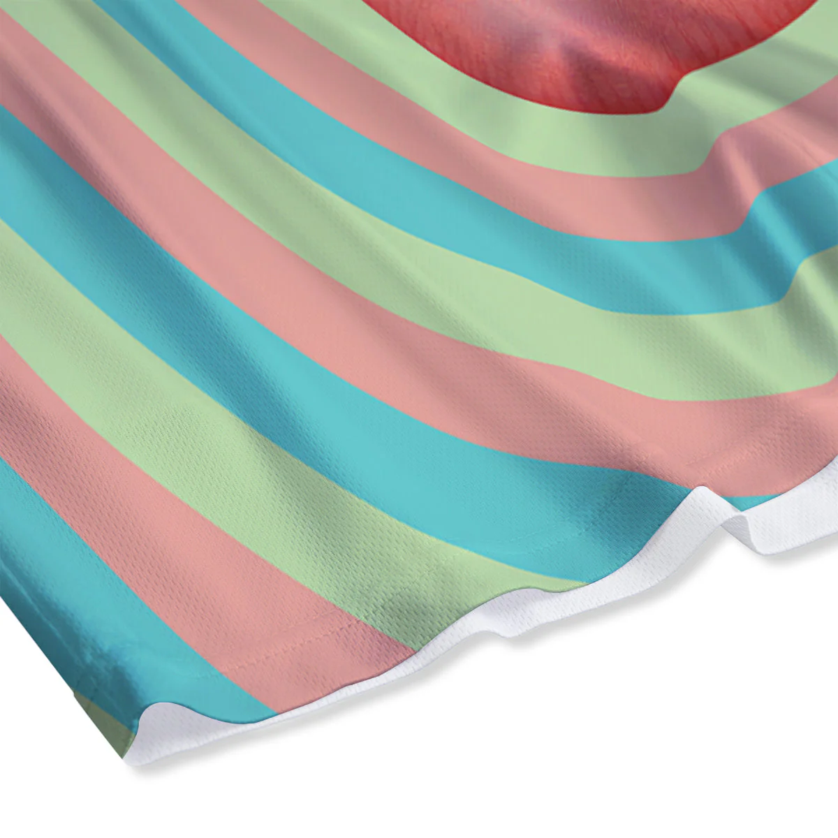 Summer Time Mood Mouth Print Mesh Shorts - Image 4