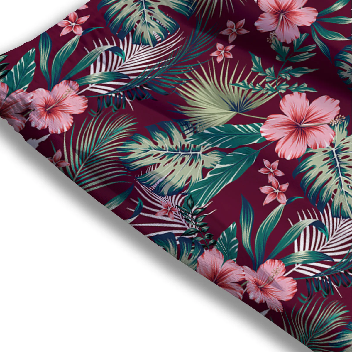 Summer Tropical Print Pattern Mesh Shorts - Image 3