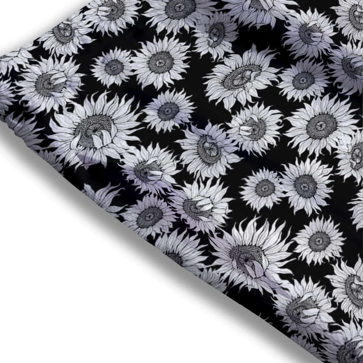 Sunflower Black Print Pattern Mesh Shorts - Image 3